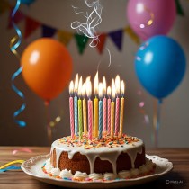 2. Birthday Candles & Cake Toppers